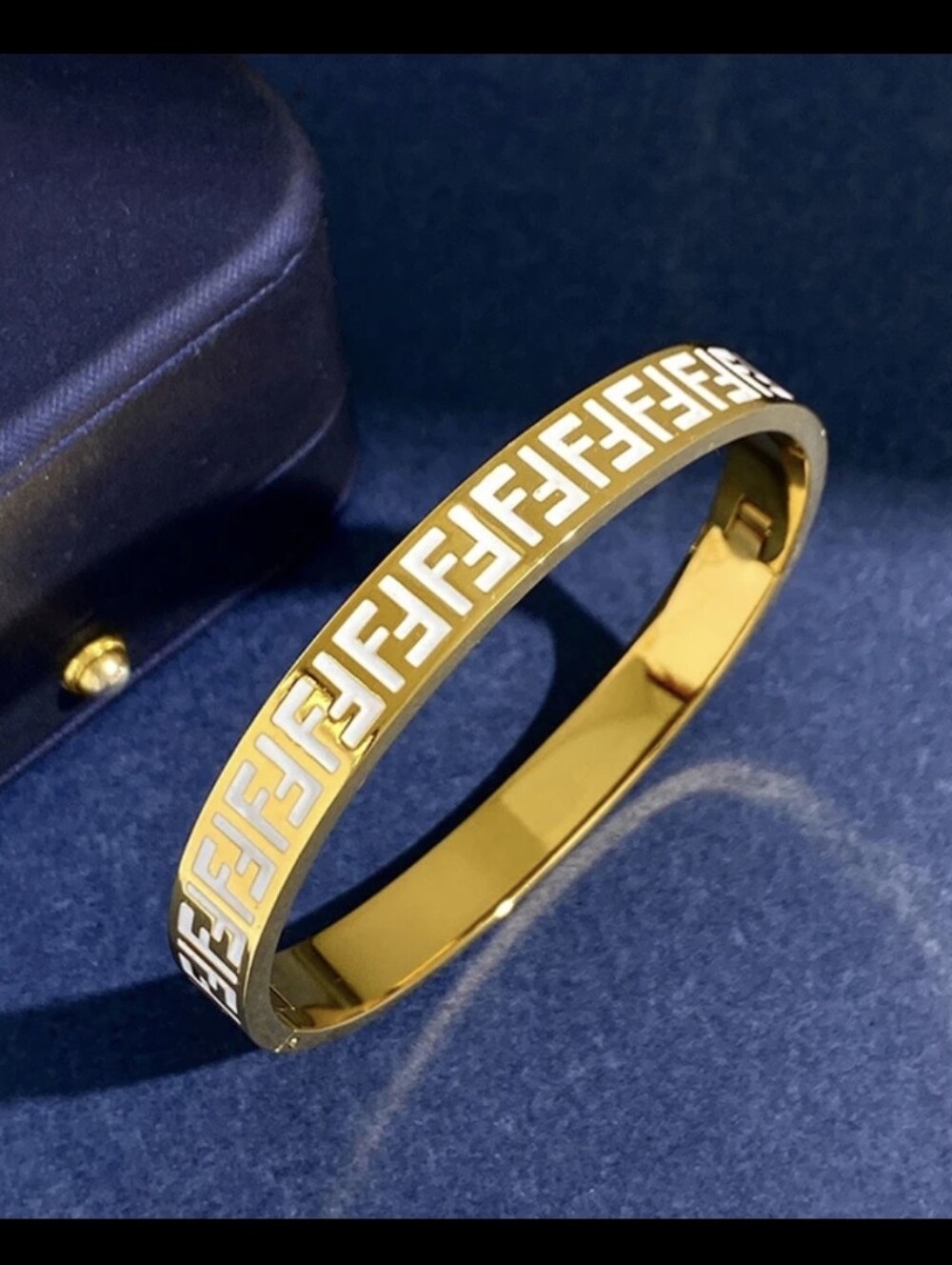 Designer Inspired Gold Plated Luxury Bangle Bracelet